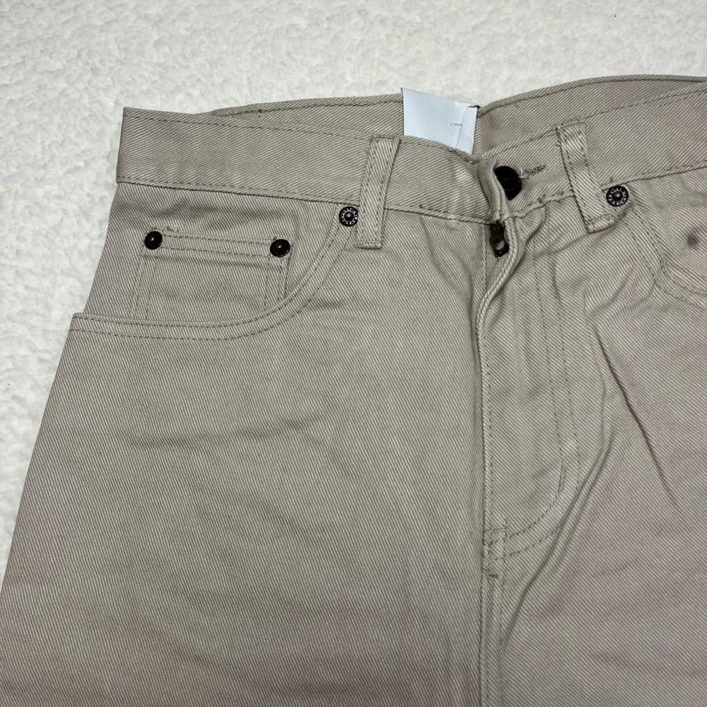 Lavana Jeans Mens‎ 30x30 Khaki Tan Straight Leg 100% Cotton Denim Workwear Pants